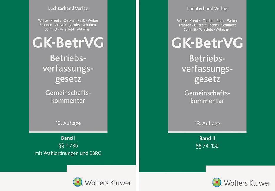 GK-BetrVG Betriebsverfassungsgesetz