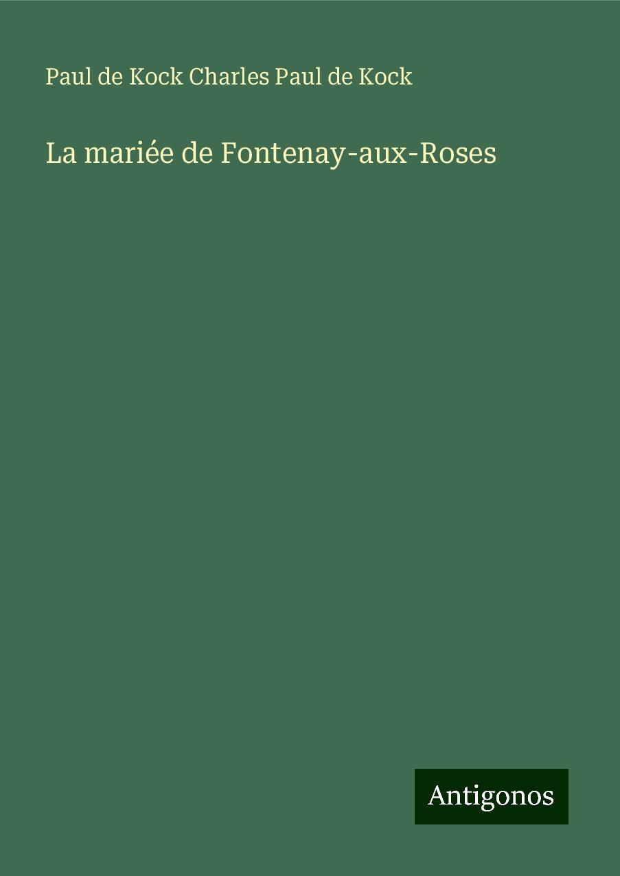 La mariée de Fontenay-aux-Roses