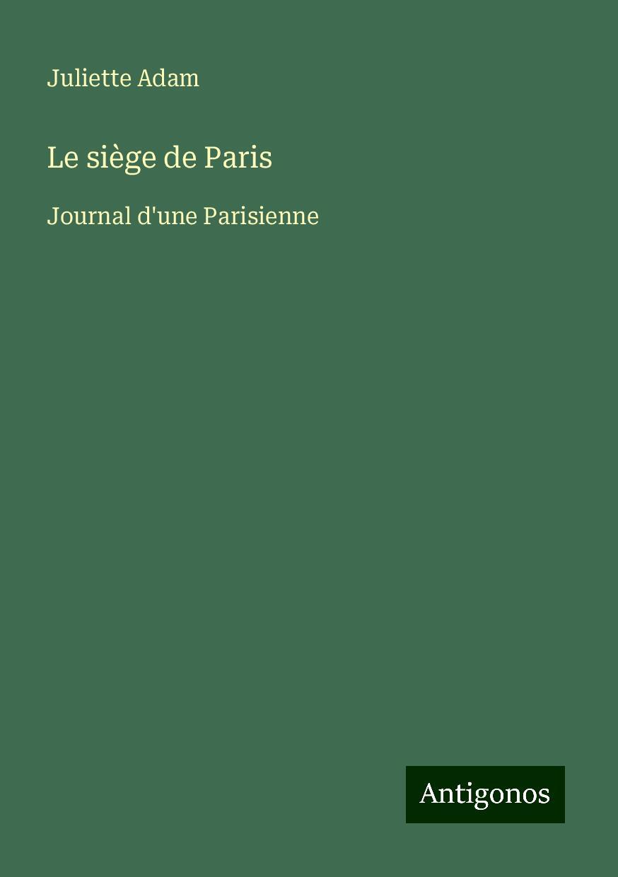 Le siège de Paris