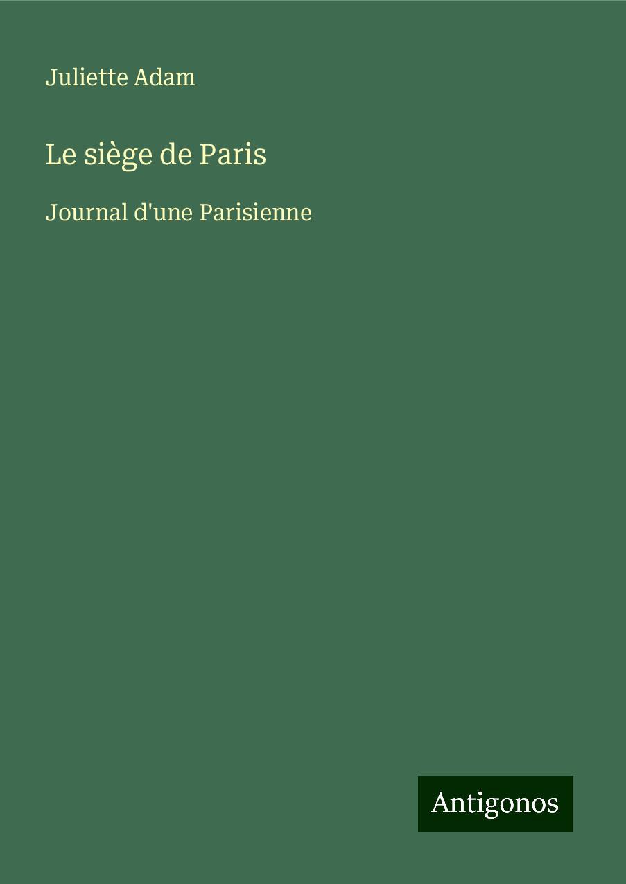 Le siège de Paris