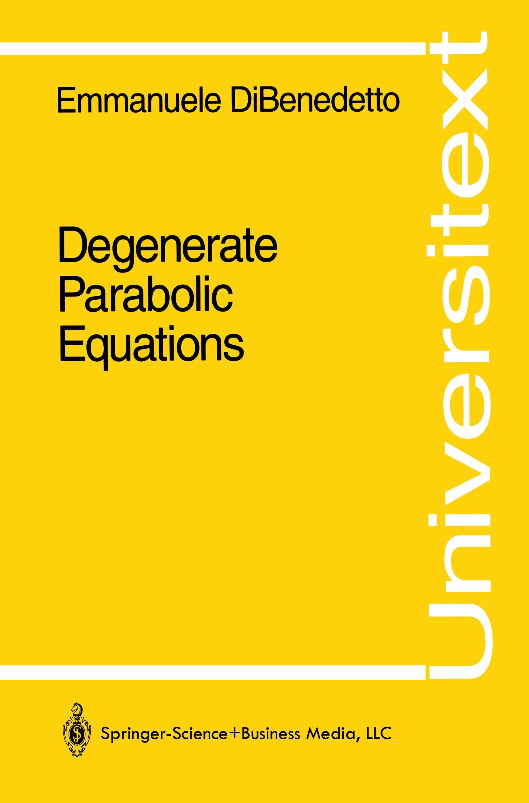 Degenerate Parabolic Equations