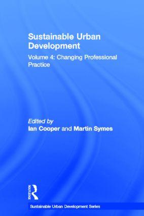 Sustainable Urban Development Volume 4