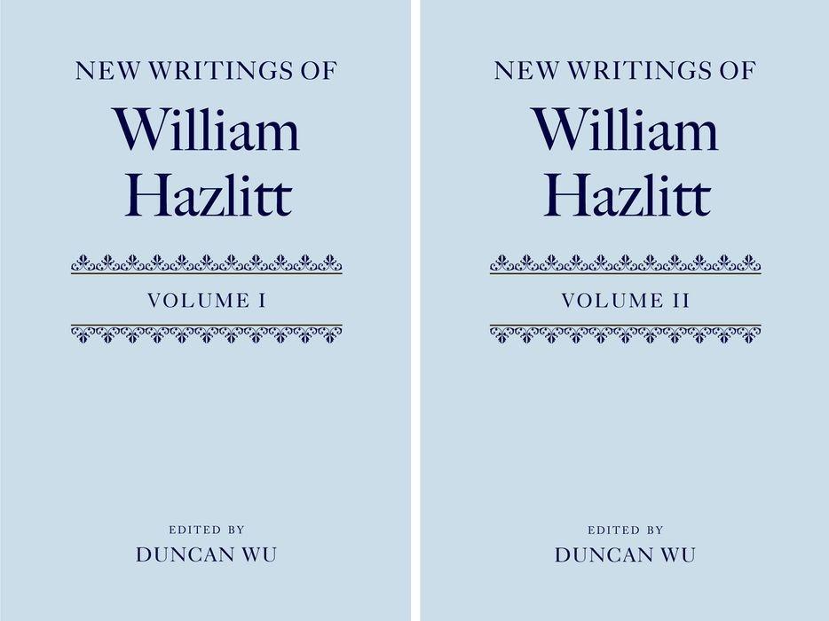 New Writings of William Hazlitt