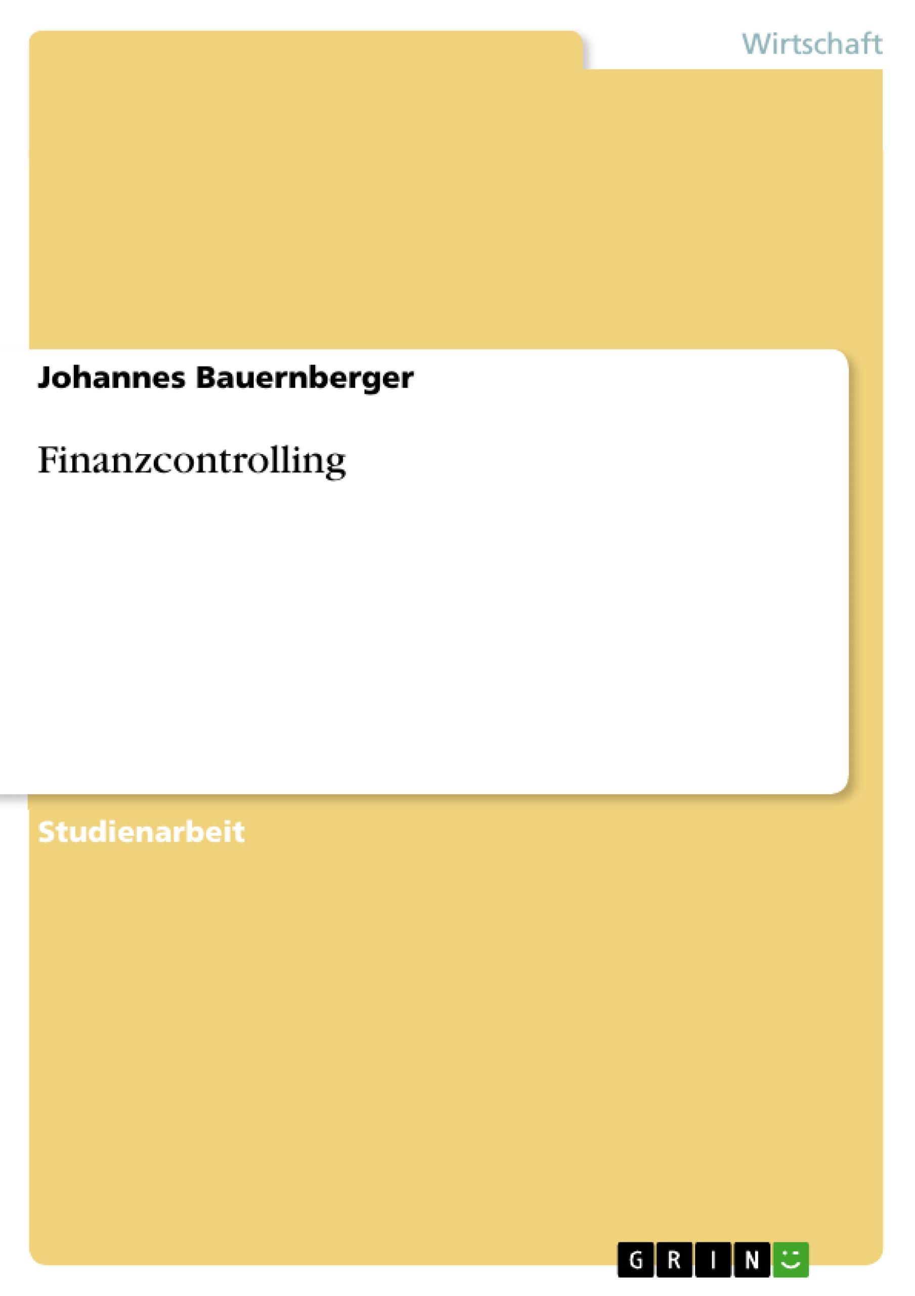 Finanzcontrolling