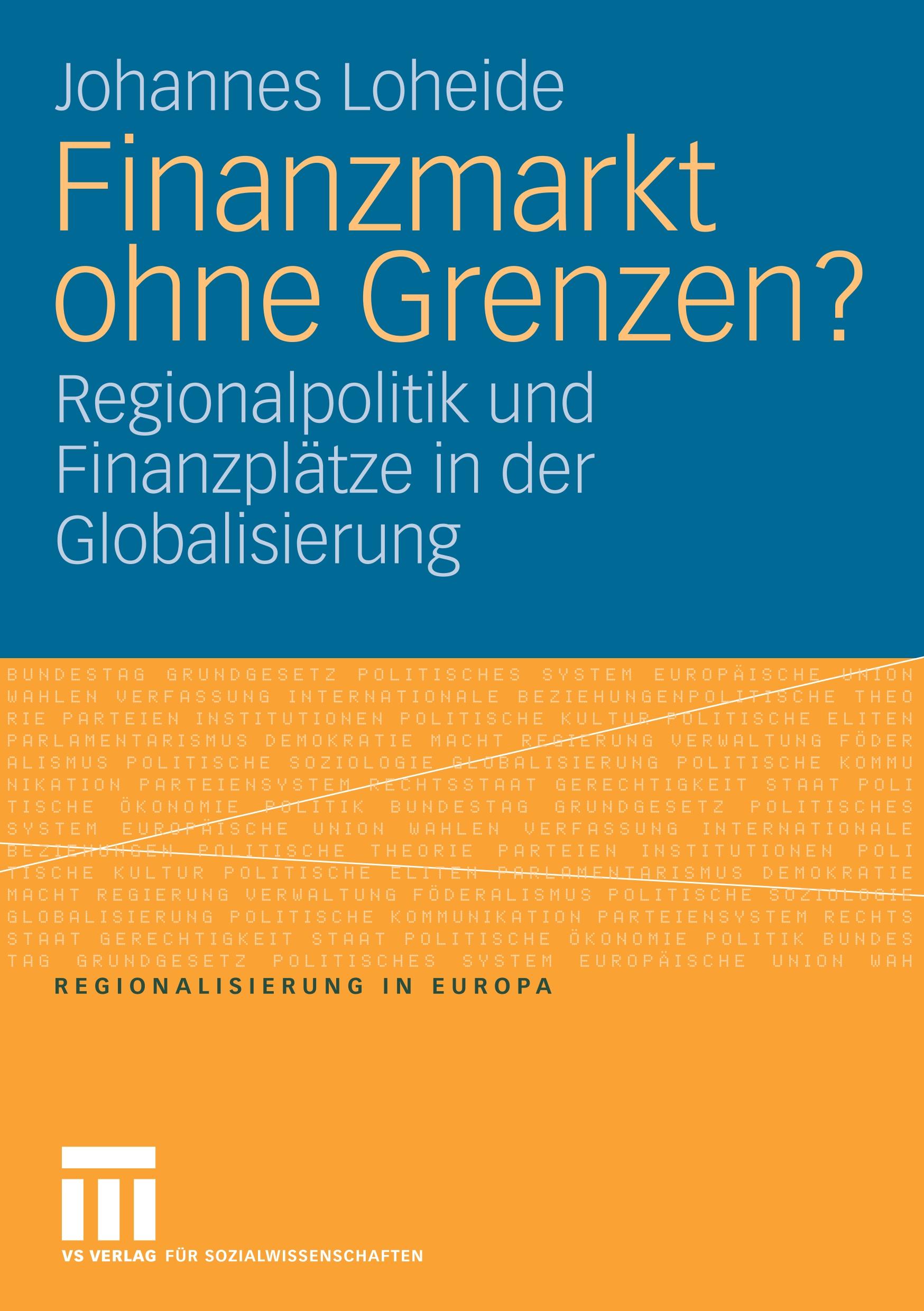 Finanzmarkt ohne Grenzen?