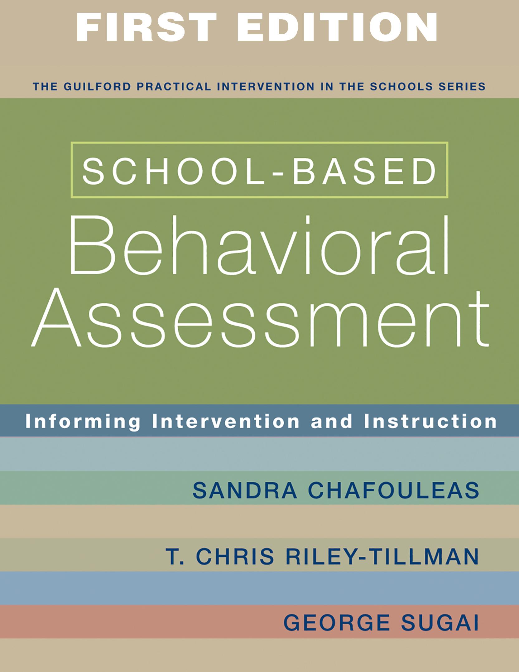 School-Based Behavioral Assessment