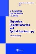 Dispersion, Complex Analysis and Optical Spectroscopy