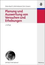 Planung und Auswertung von Versuchen und Erhebungen