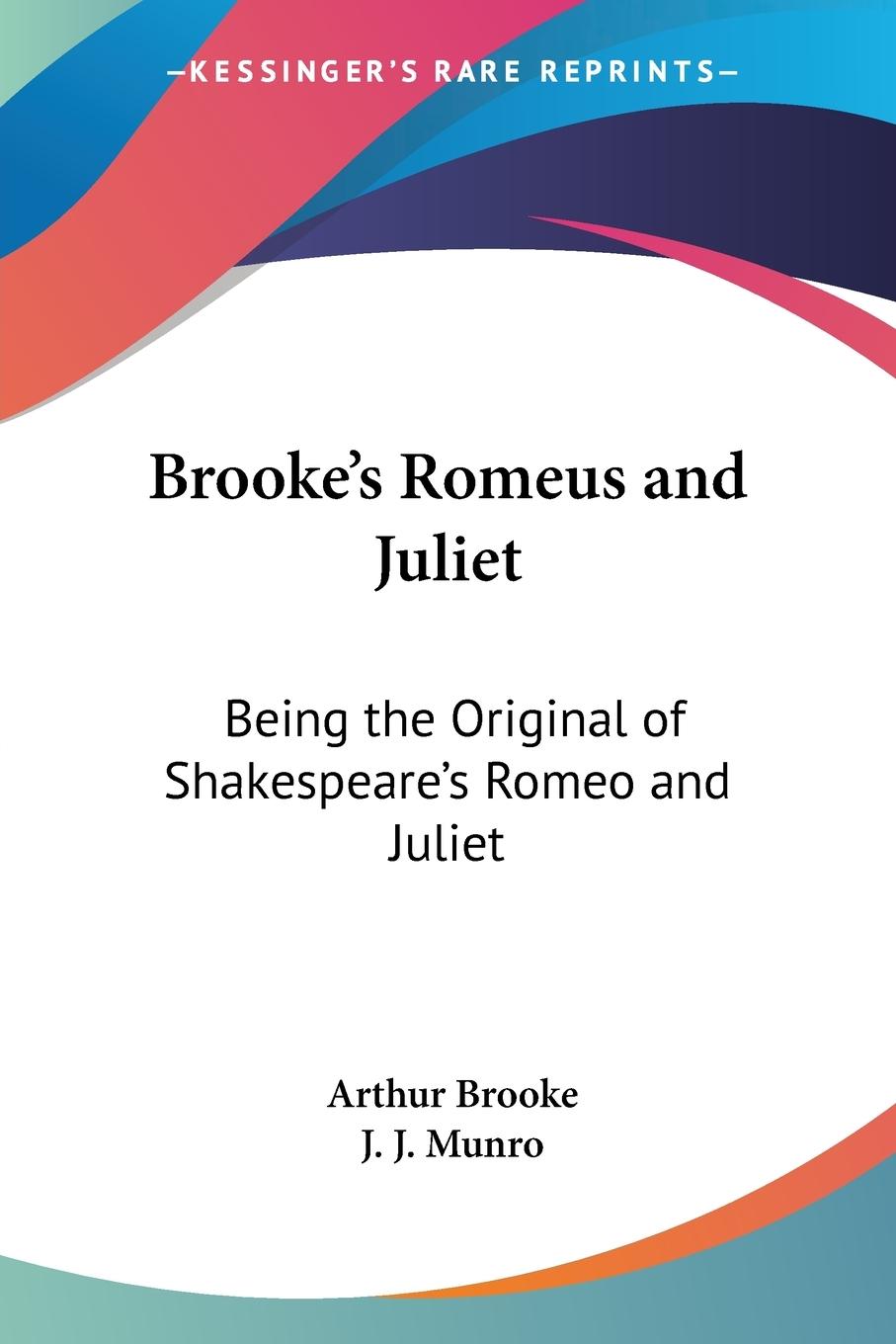 Brooke's Romeus and Juliet