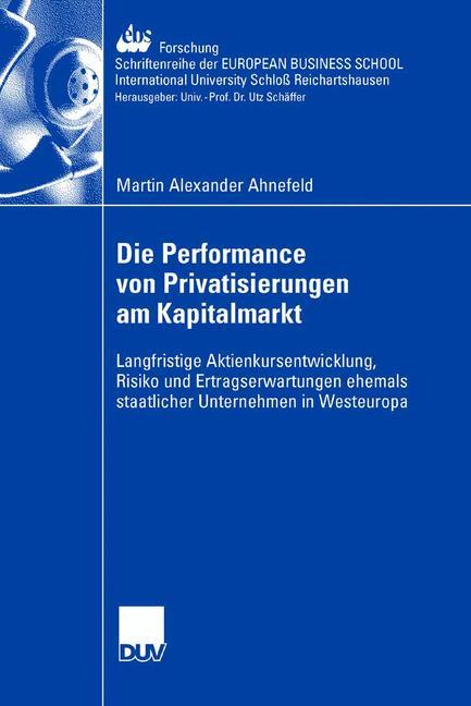 Die Performance von Privatisierungen am Kapitalmarkt