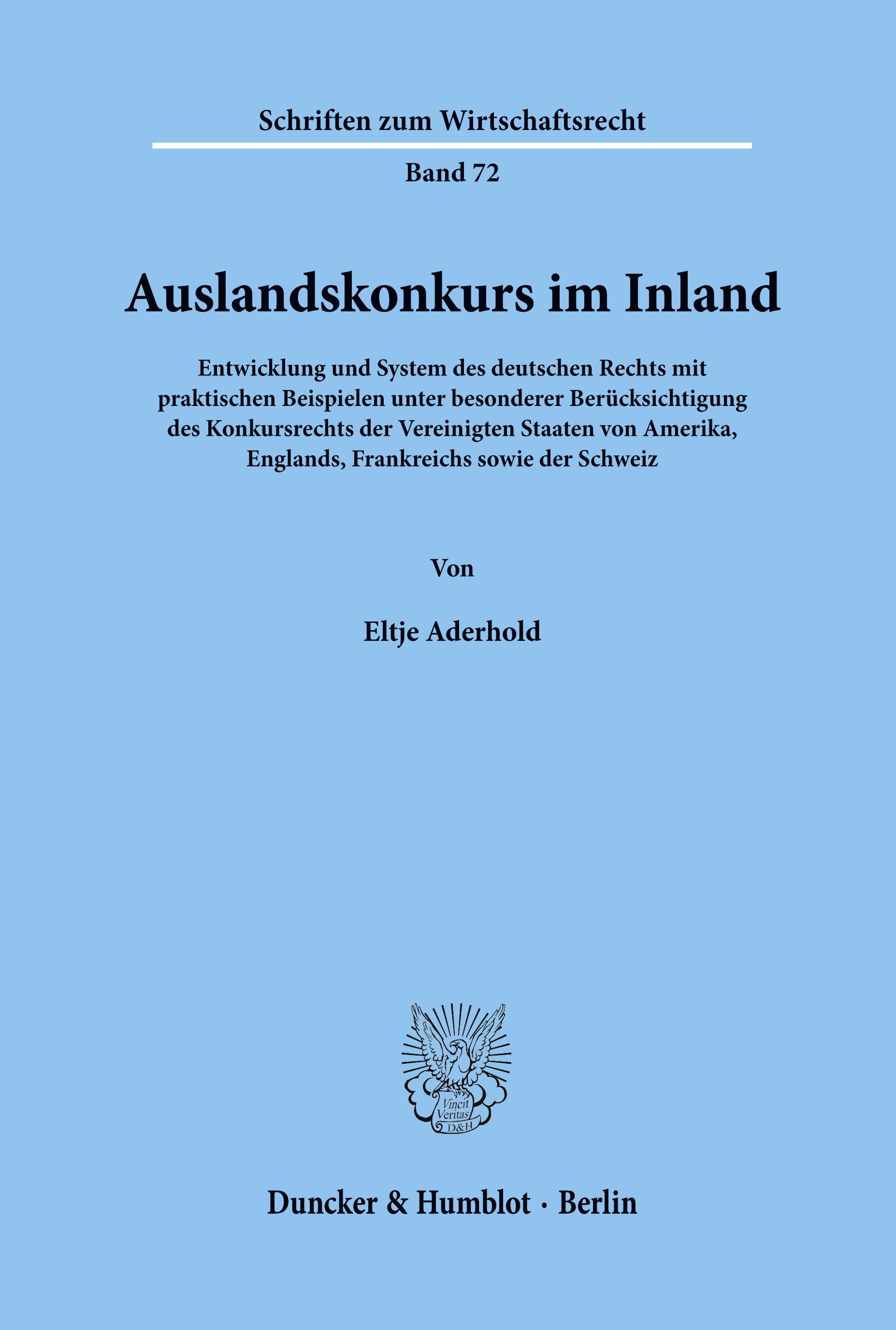 Auslandskonkurs im Inland.