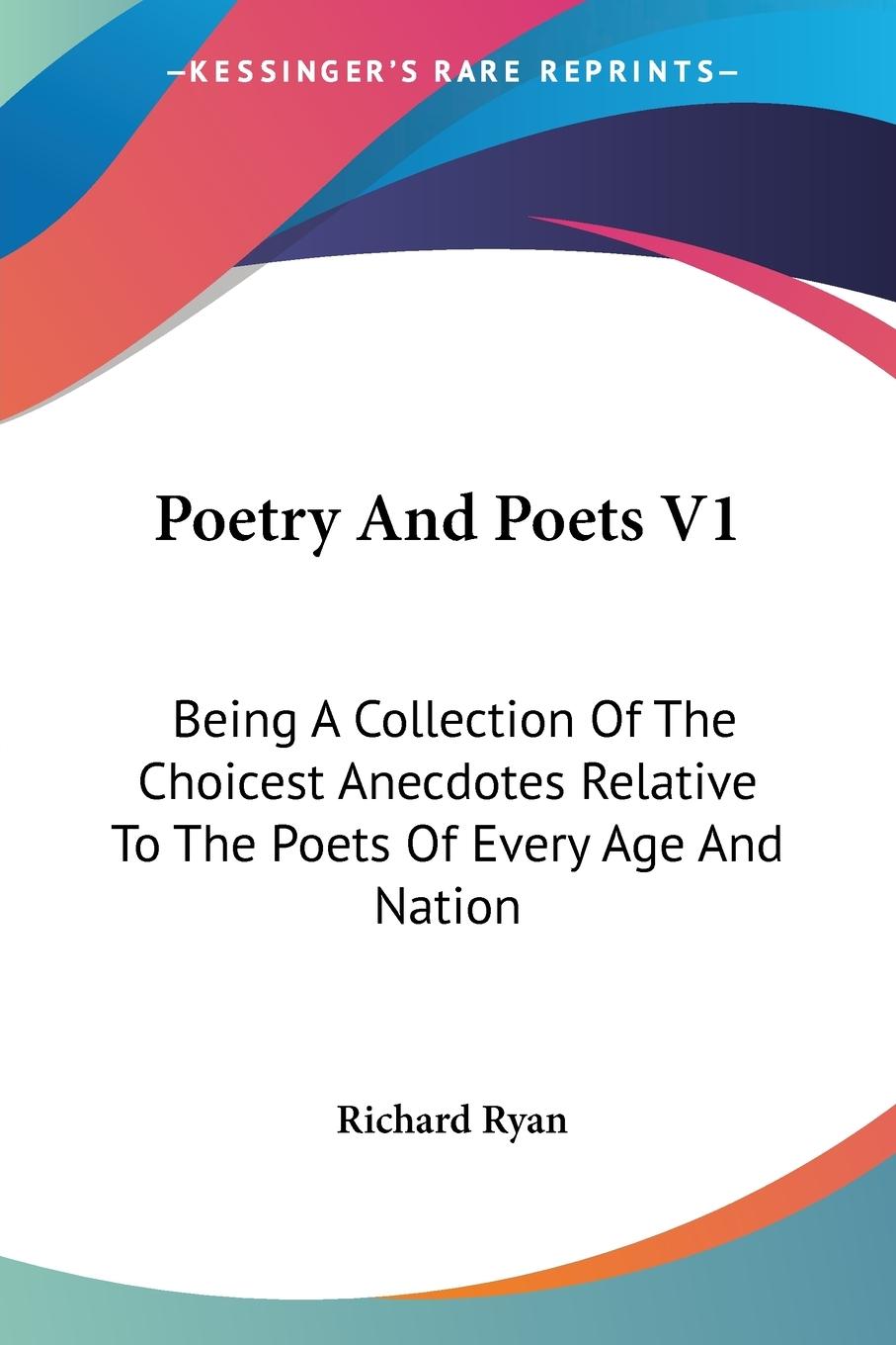 Poetry And Poets V1