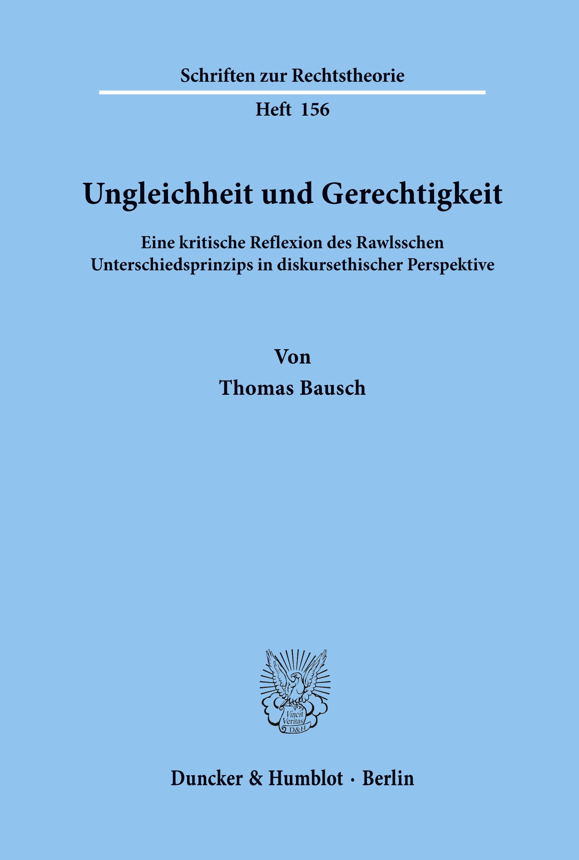 Ungleichheit und Gerechtigkeit.