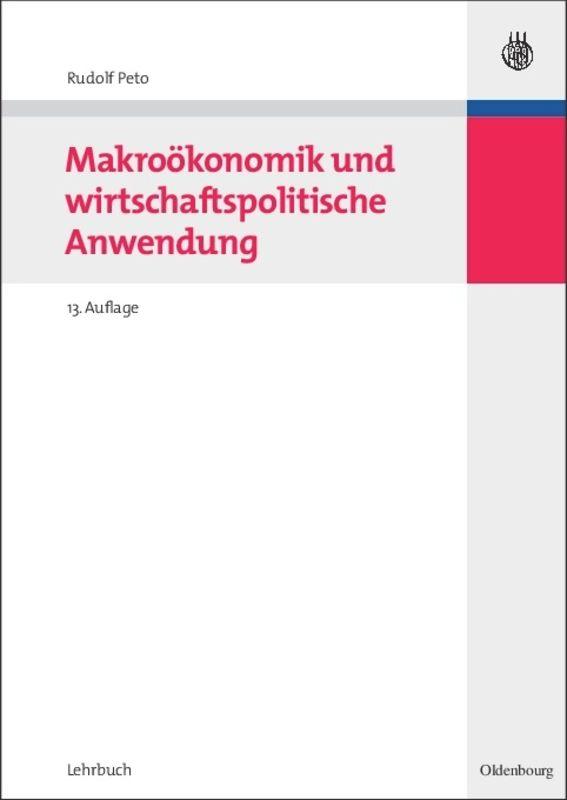 Makroökonomik und wirtschaftspolitische Anwendung