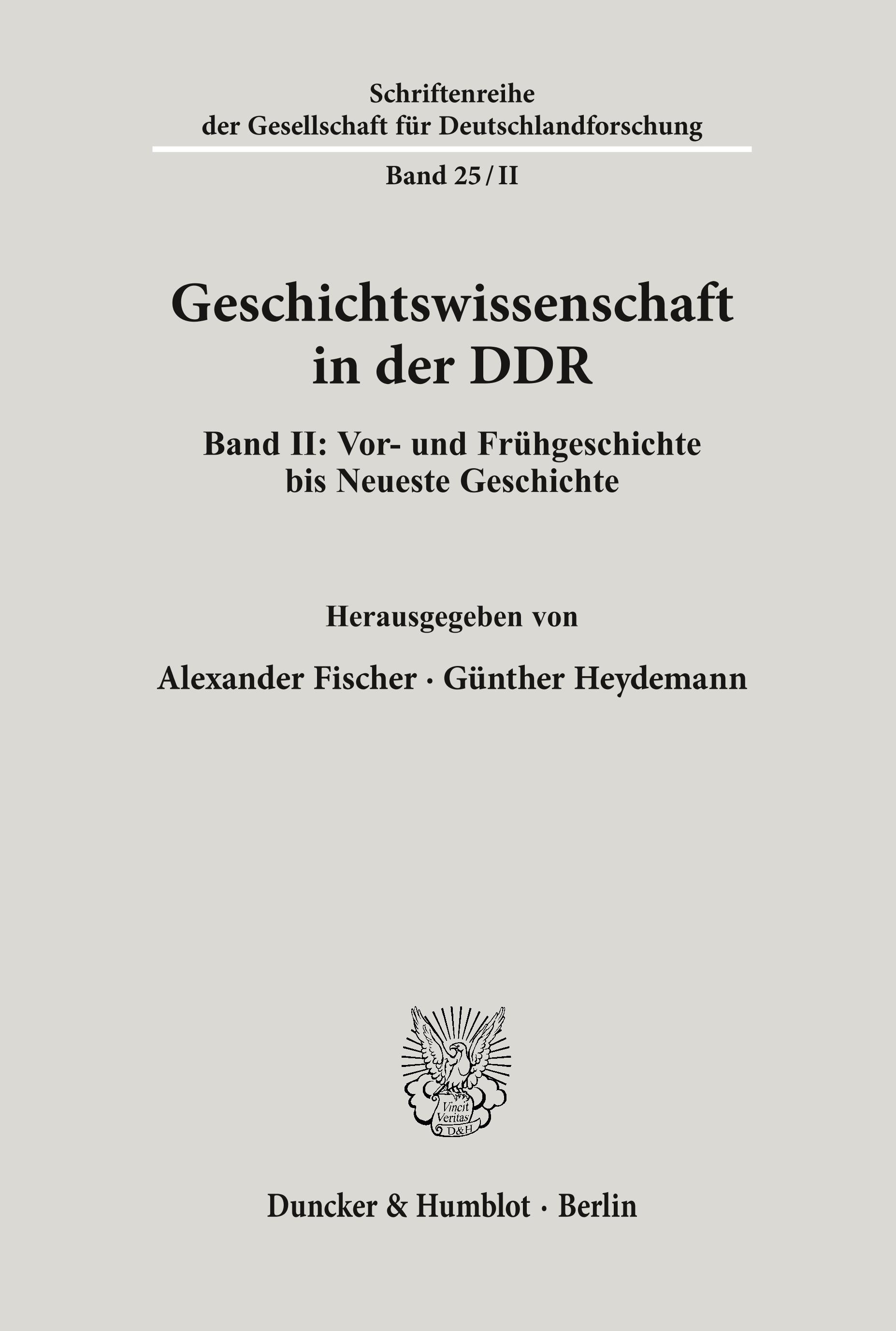 Geschichtswissenschaft in der DDR.