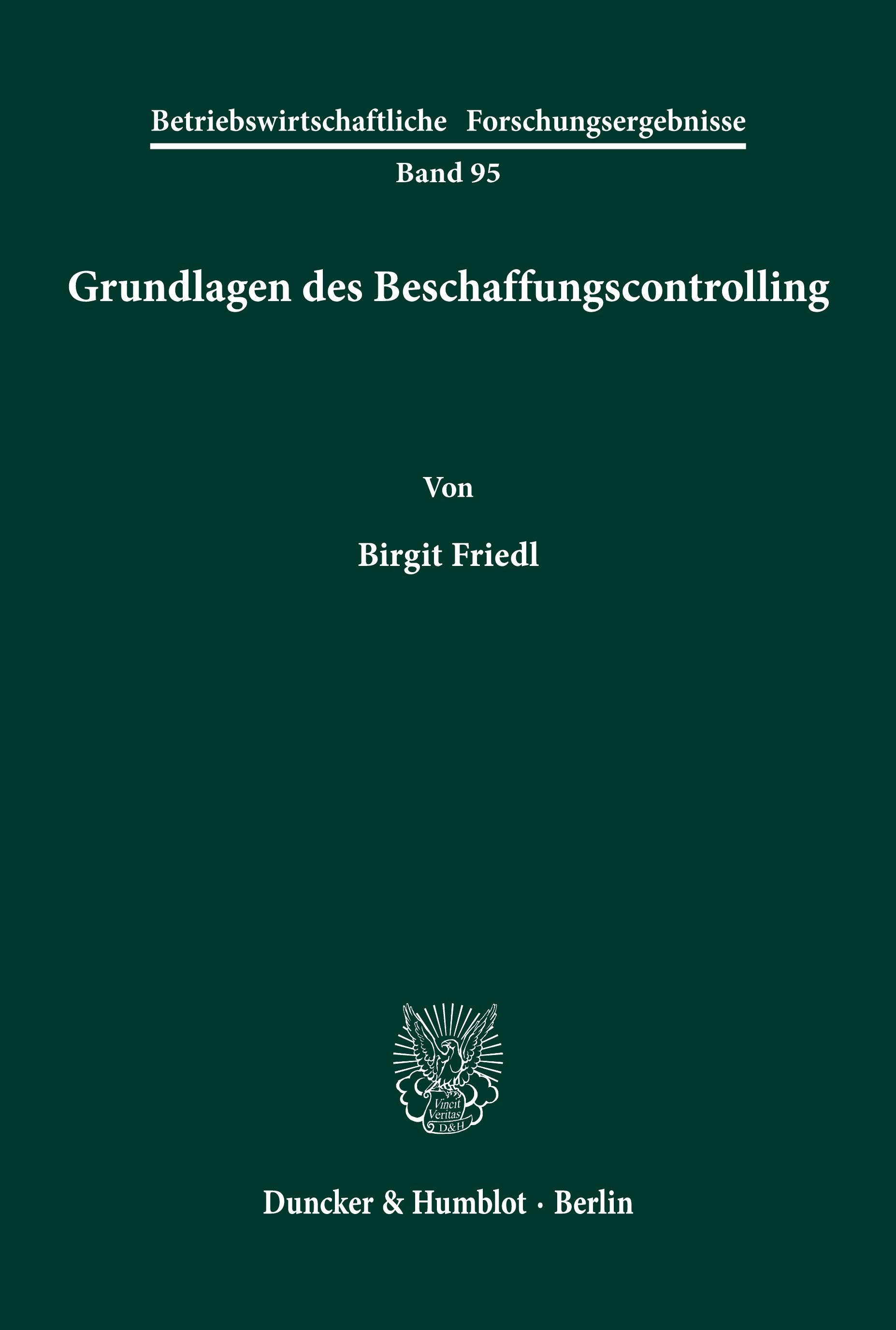 Grundlagen des Beschaffungscontrolling.