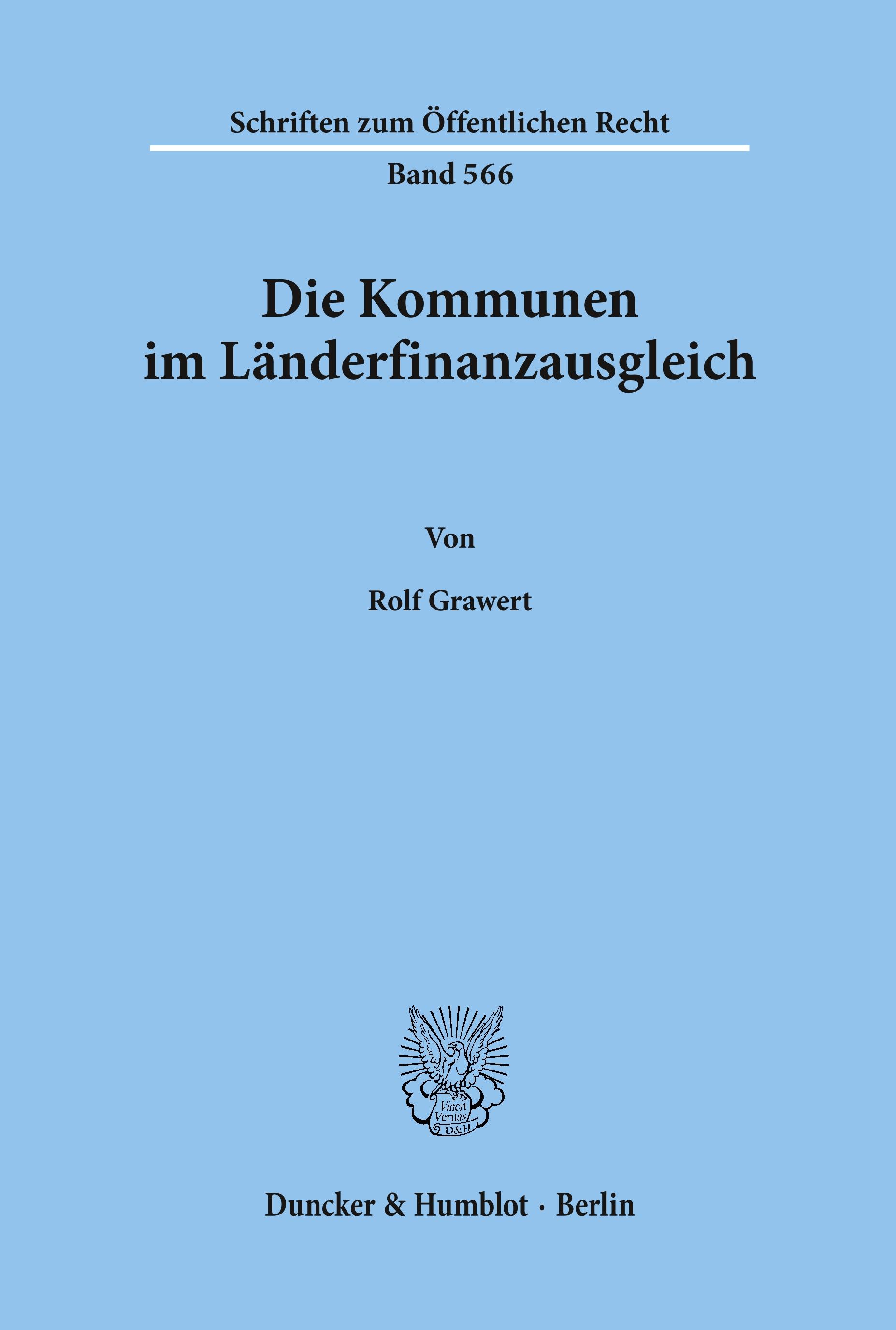 Die Kommunen im Länderfinanzausgleich.