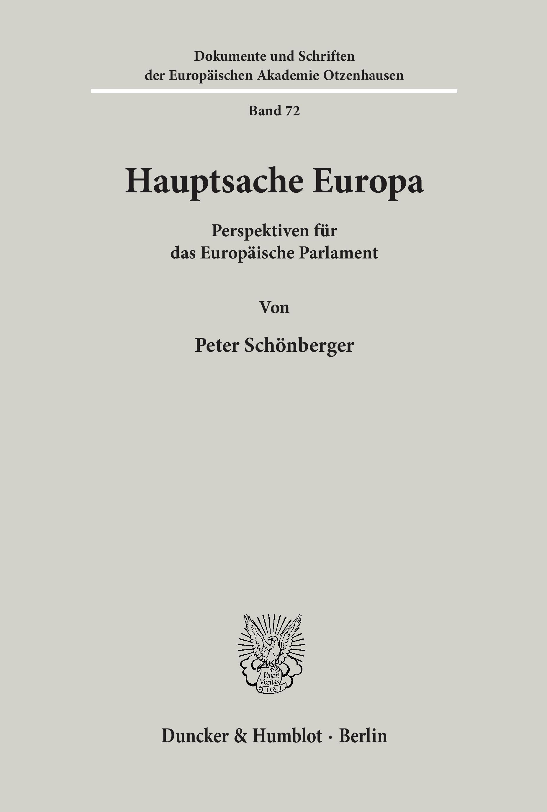 Hauptsache Europa.