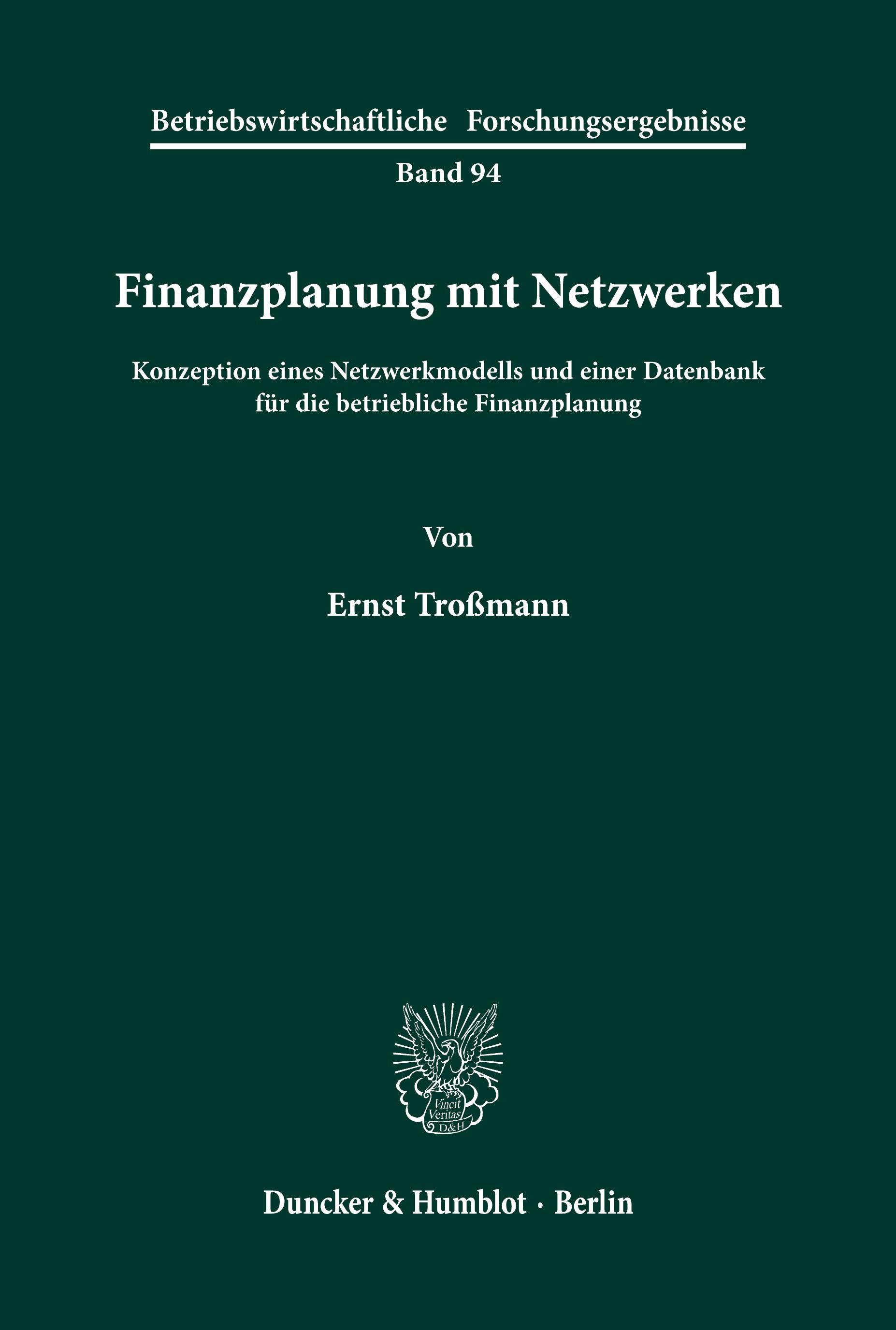 Finanzplanung mit Netzwerken.