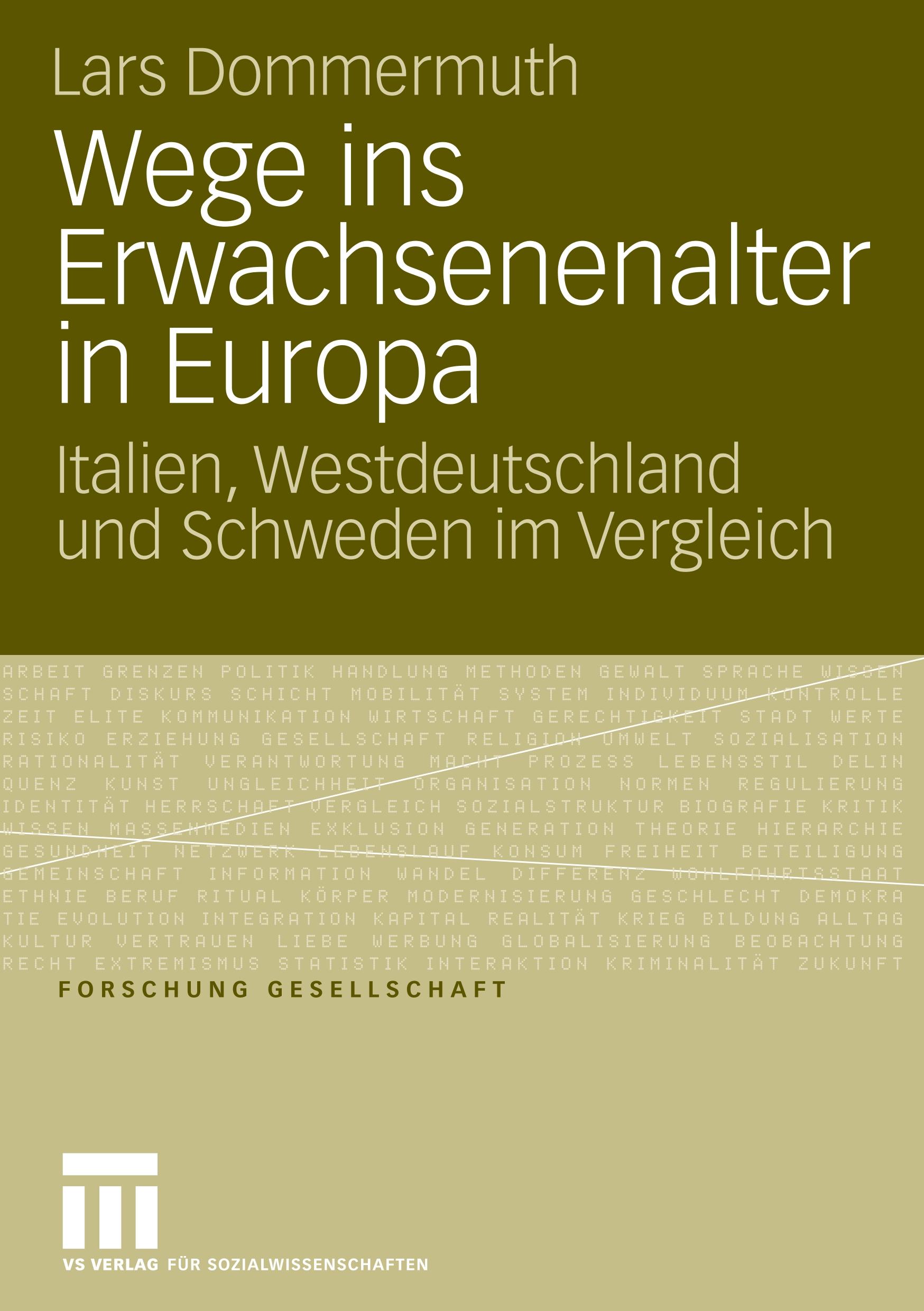 Wege ins Erwachsenenalter in Europa