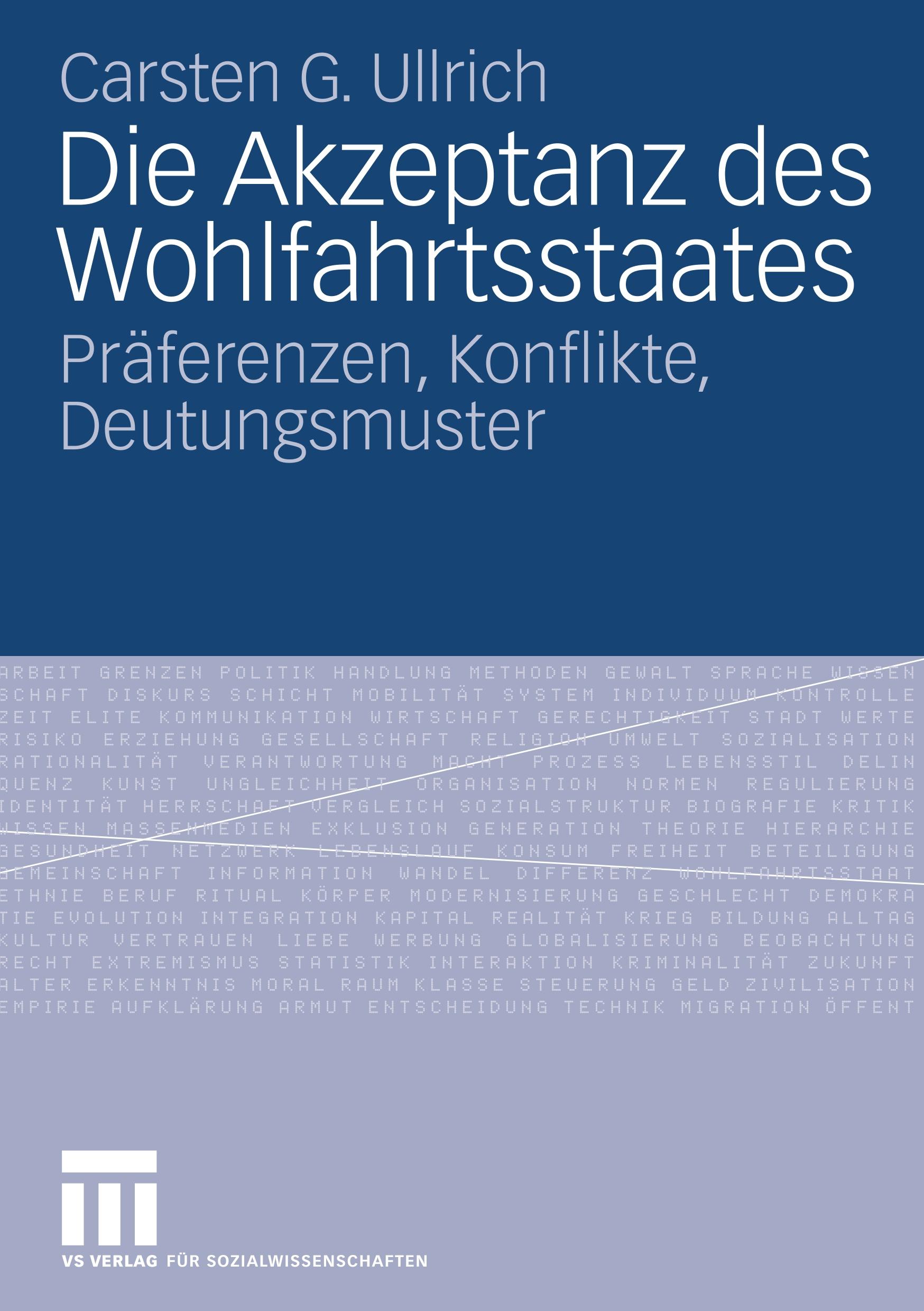 Die Akzeptanz des Wohlfahrtsstaates