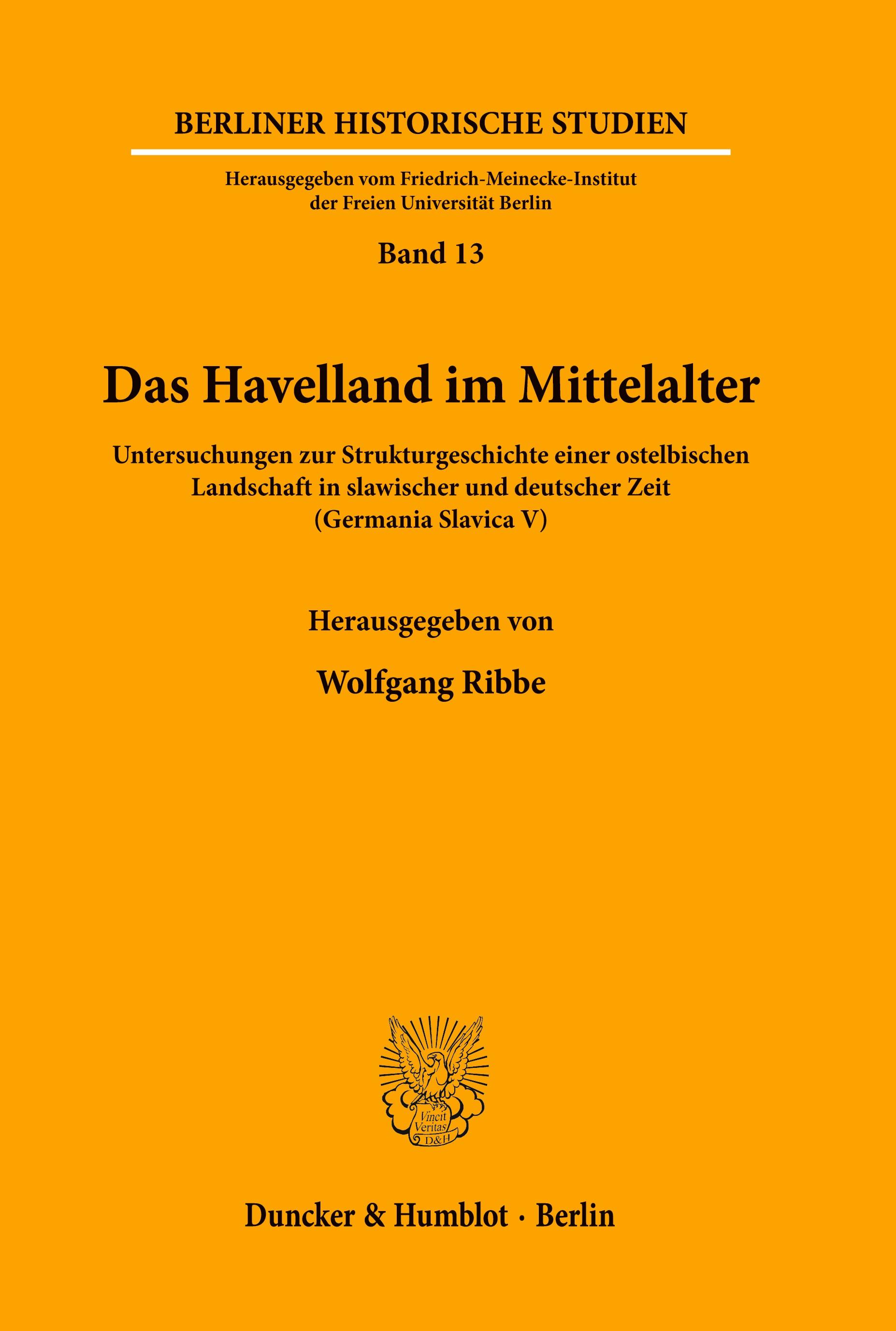 Das Havelland im Mittelalter.