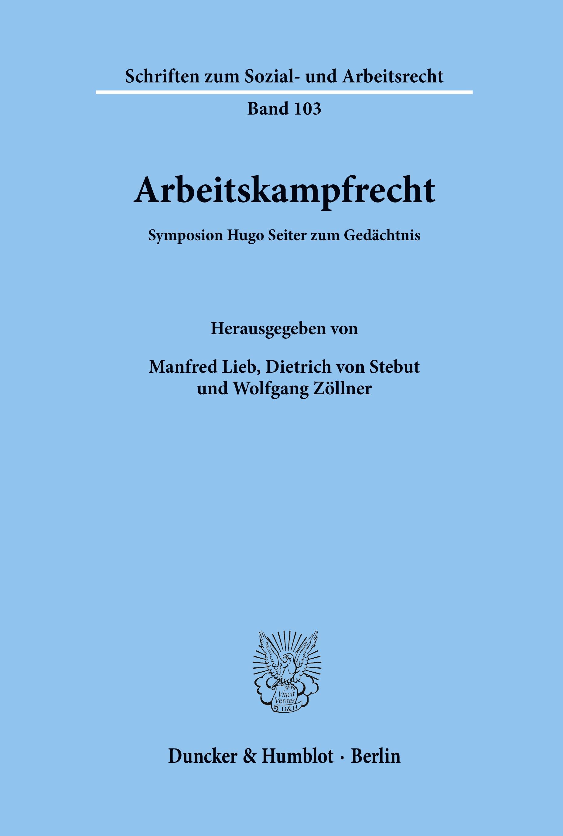 Arbeitskampfrecht.