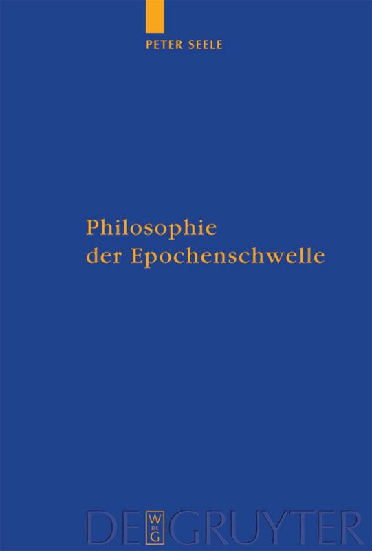 Philosophie der Epochenschwelle