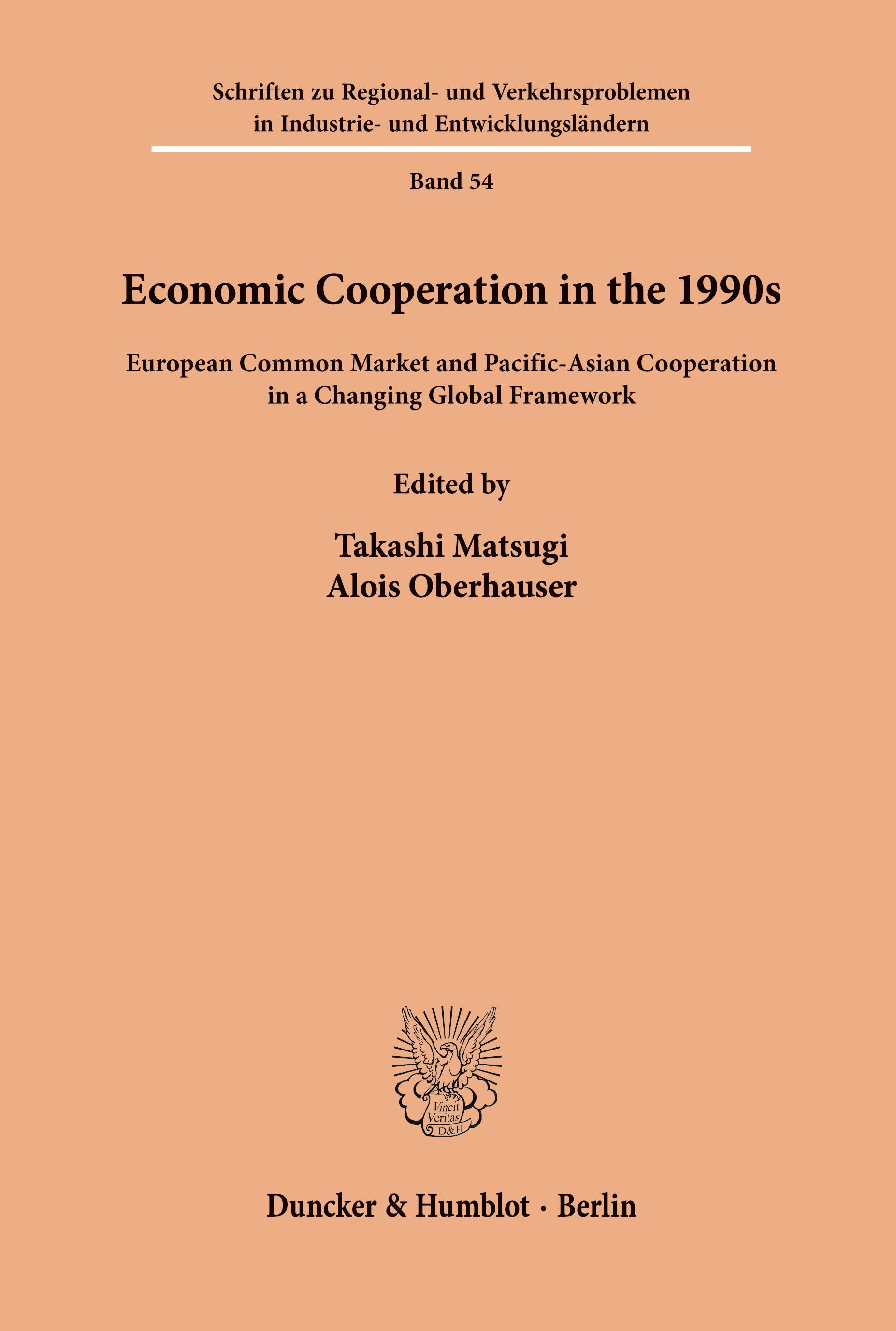 Economic Cooperation in the 1990s.