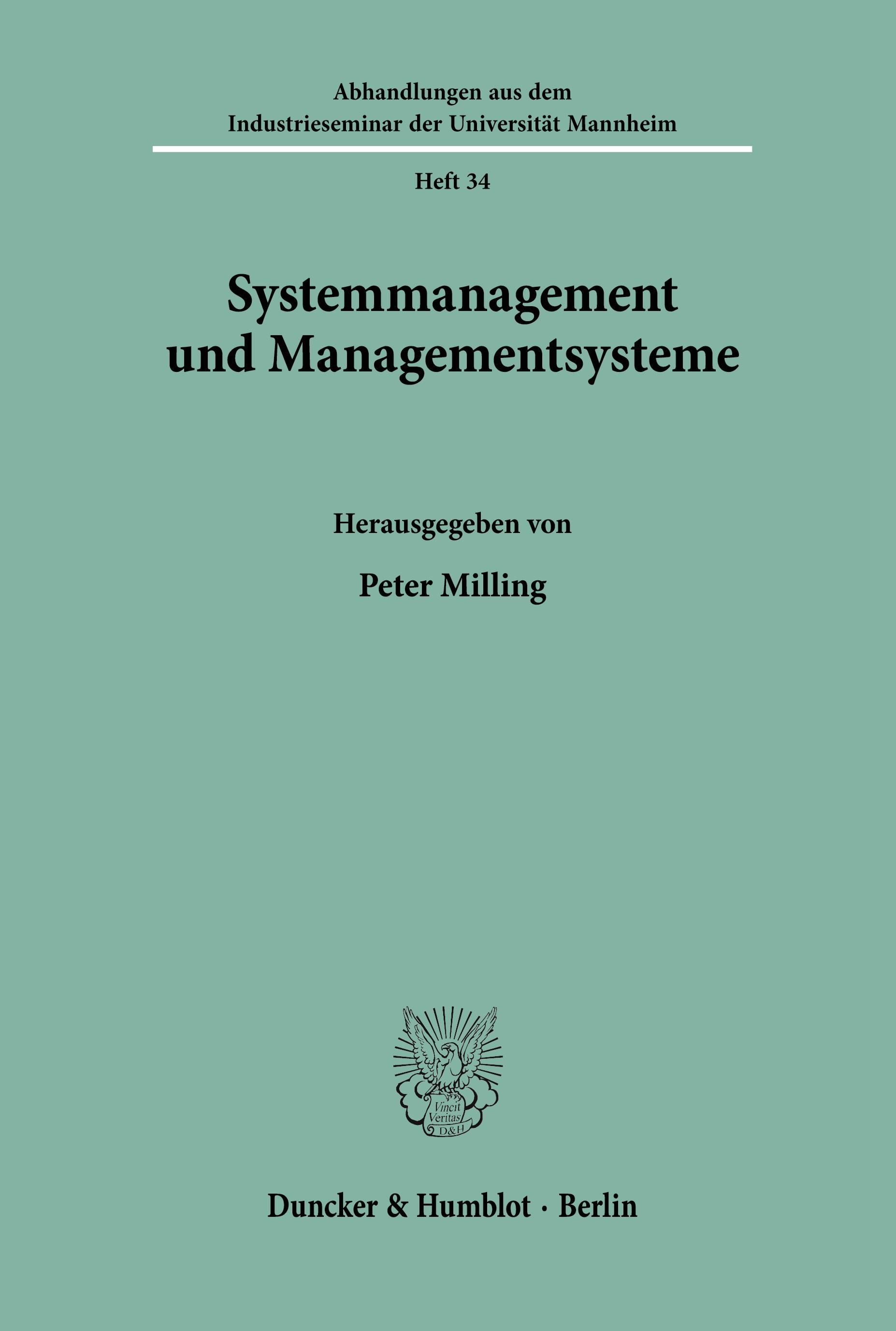 Systemmanagement und Managementsysteme.