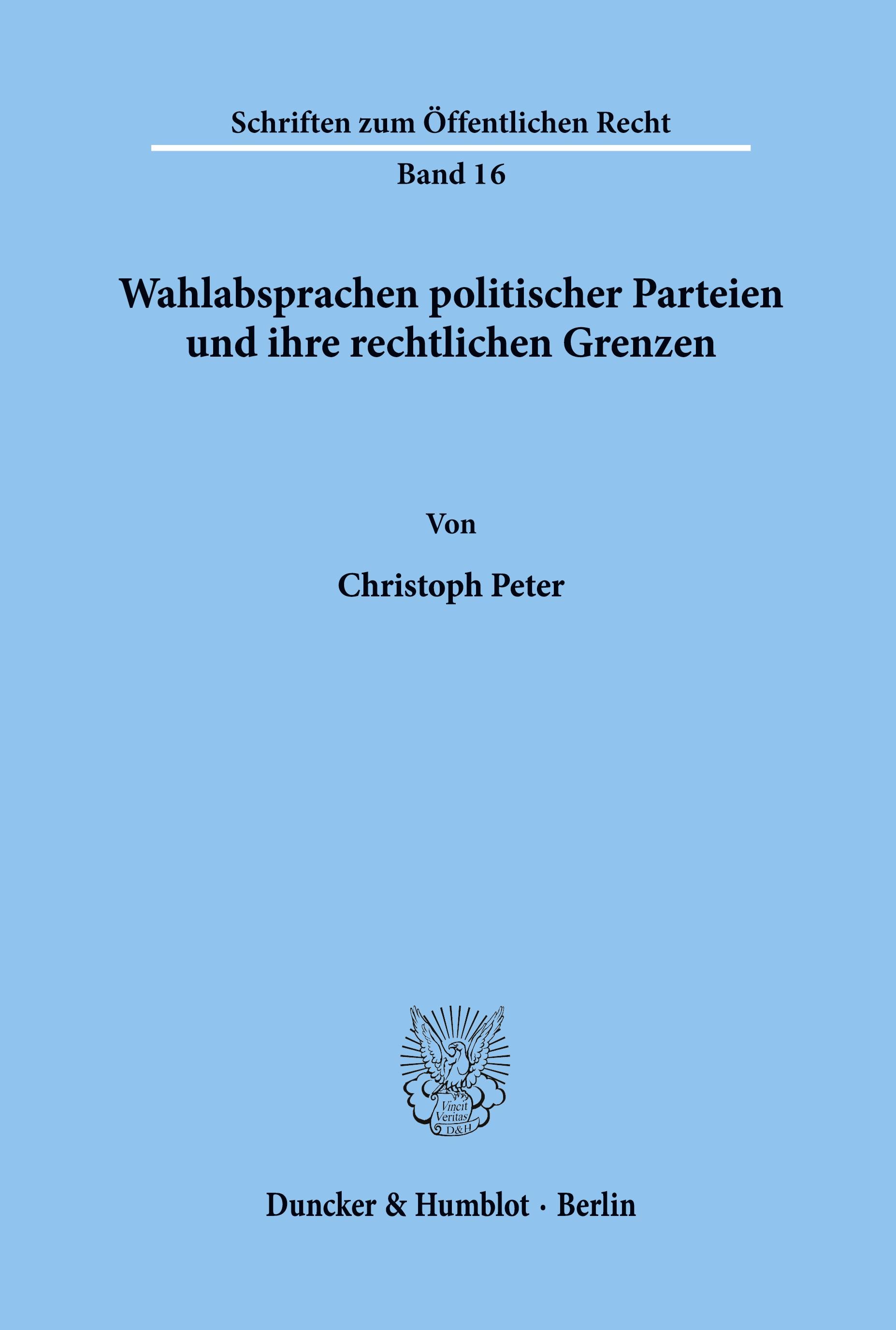 Wahlabsprachen politischer Parteien und ihre rechtlichen Grenzen.