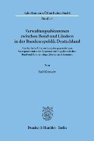 Verwaltungsabkommen zwischen Bund und Ländern in der Bundesrepublik Deutschland.