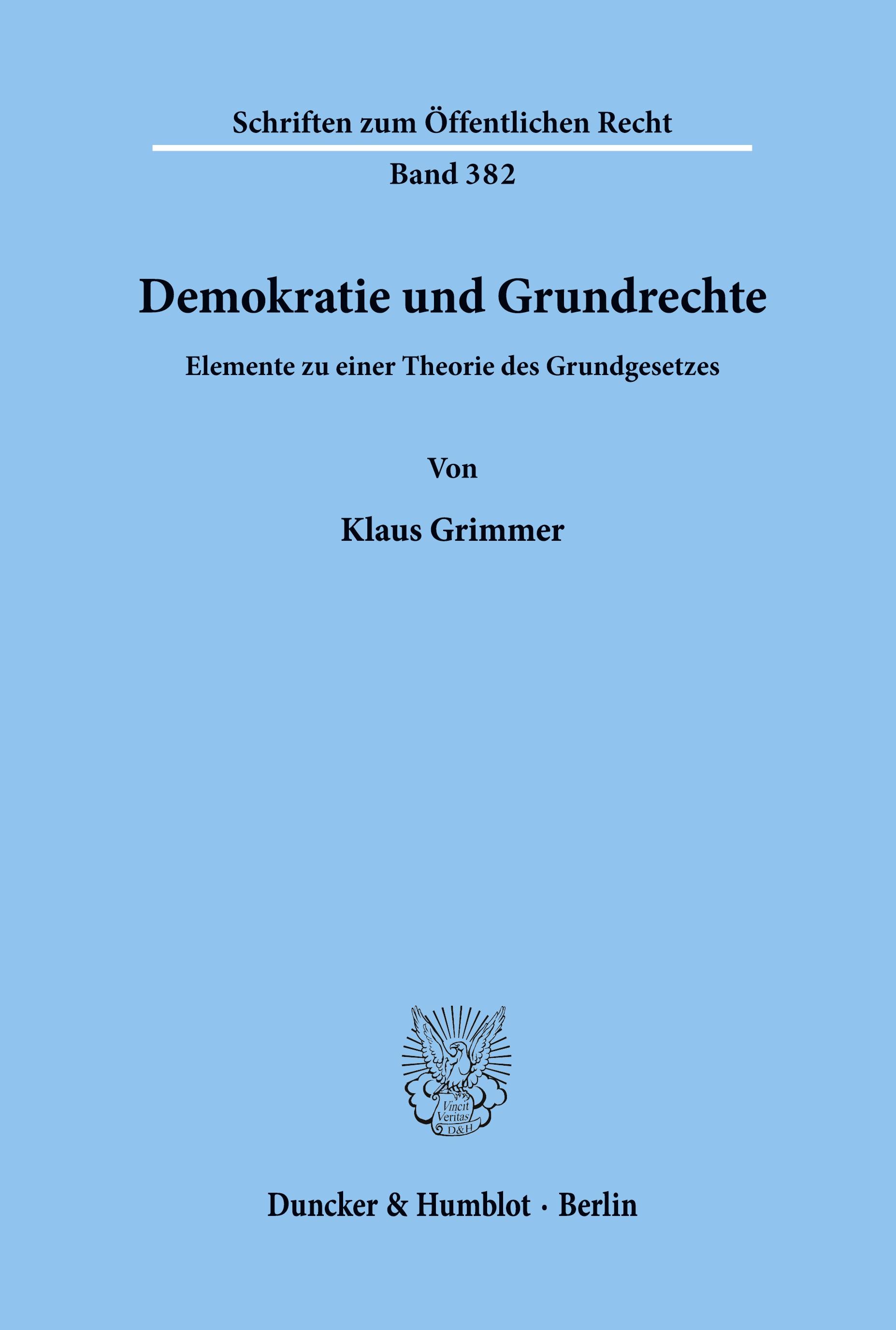 Demokratie und Grundrechte.