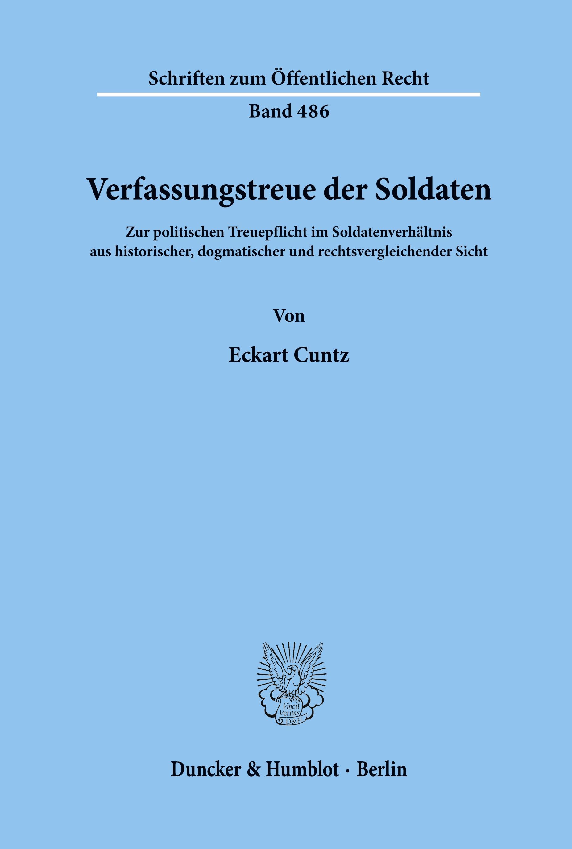 Verfassungstreue der Soldaten.