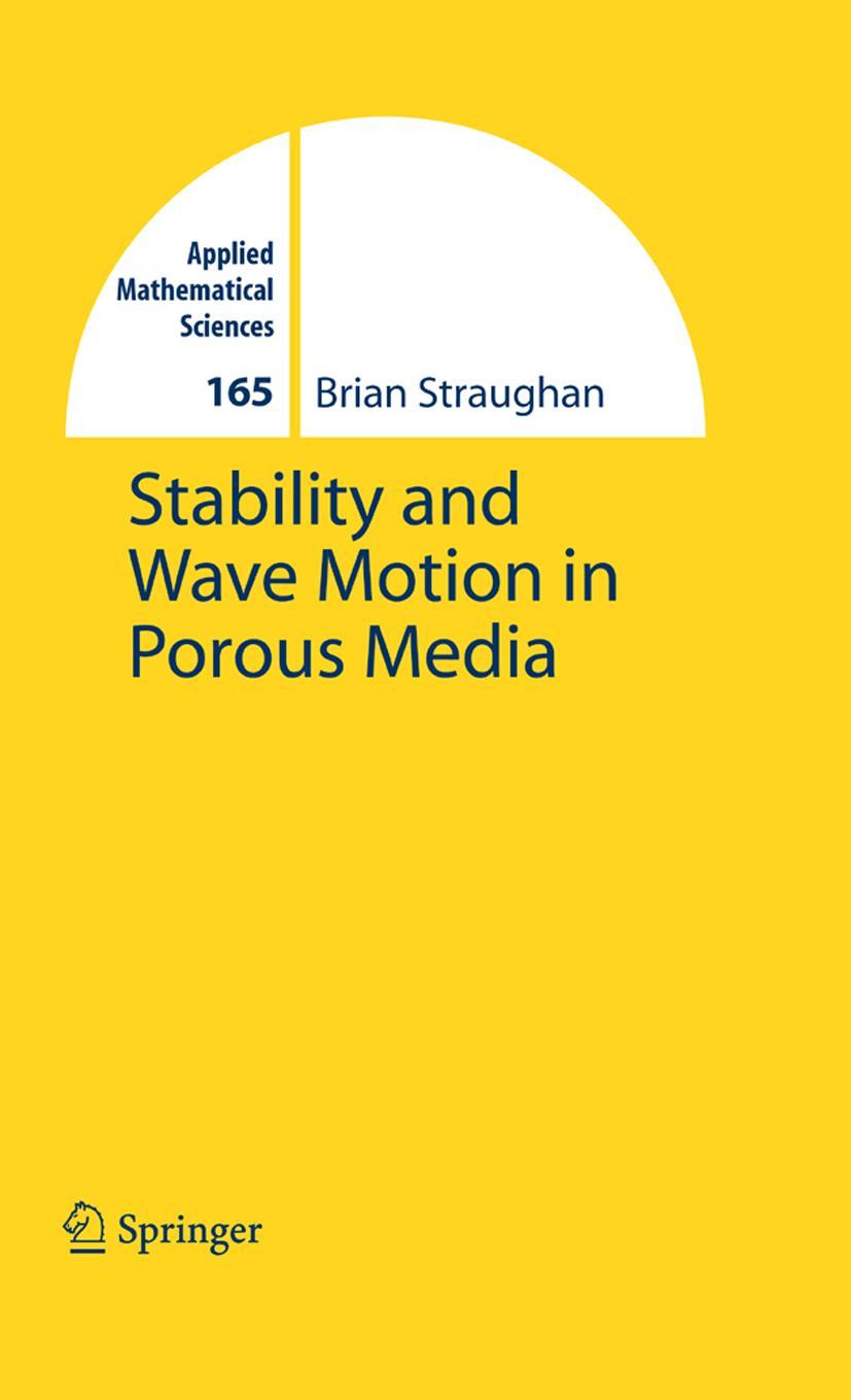 Stability and Wave Motion in Porous Media