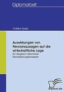 Auswirkungen von Pensionszusagen auf die wirtschaftliche Lage