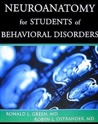 Neuroanatomy for Students of Behavioral Disorders