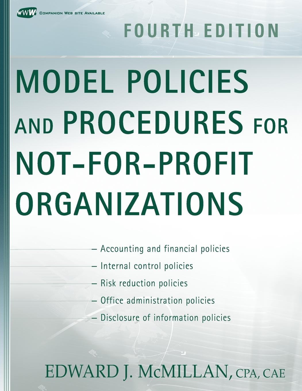 Model Policies and Procedures for Not-For-Profit Organizations