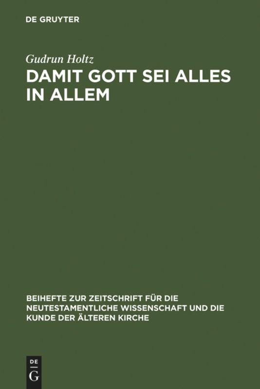 Damit Gott sei alles in allem