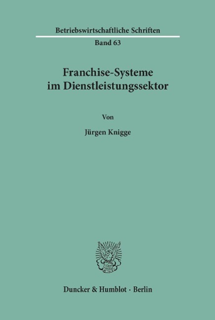 Franchise-Systeme im Dienstleistungssektor