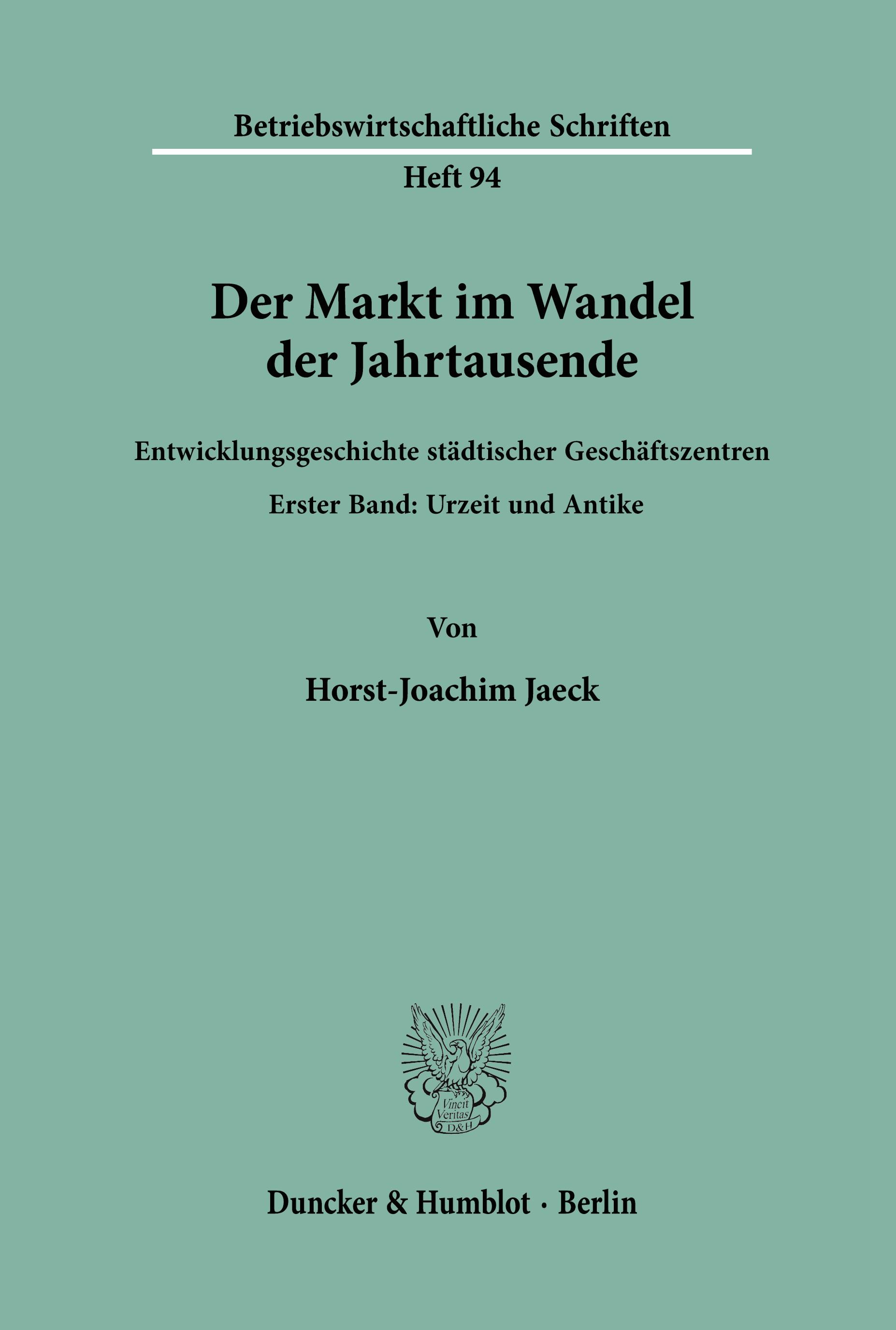 Der Markt im Wandel der Jahrtausende.