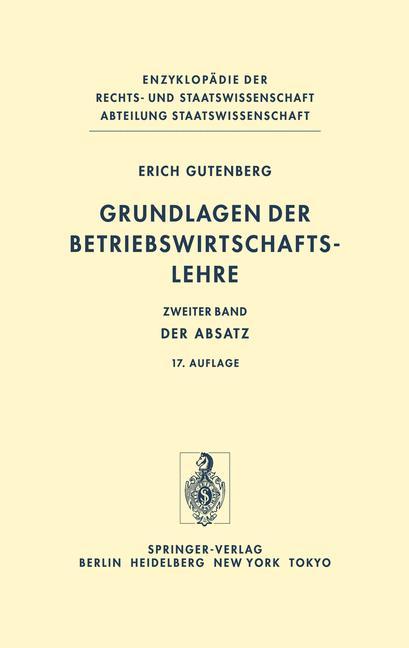 Grundlagen der Betriebswirtschaftslehre