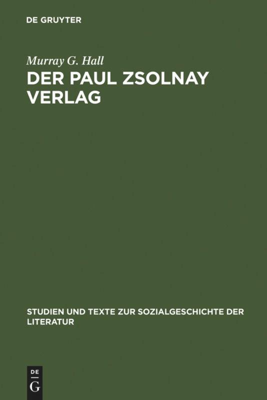 Der Paul Zsolnay Verlag