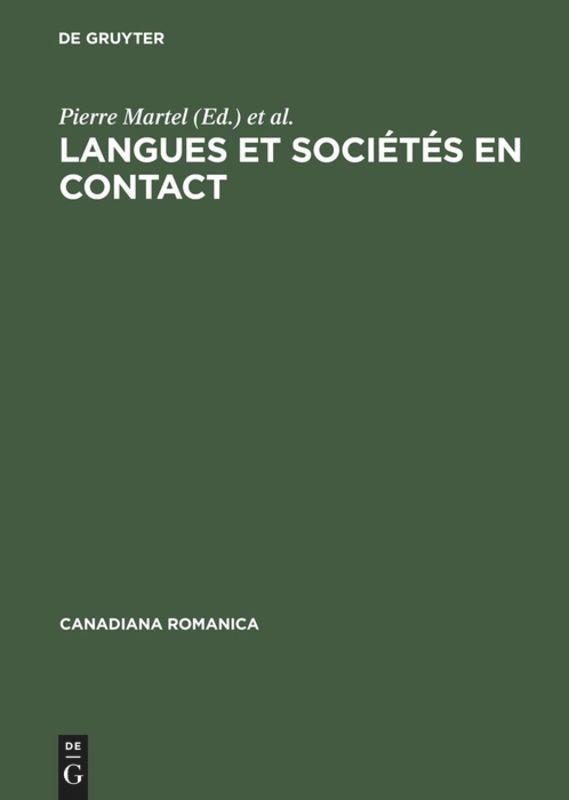 Langues et sociétés en contact