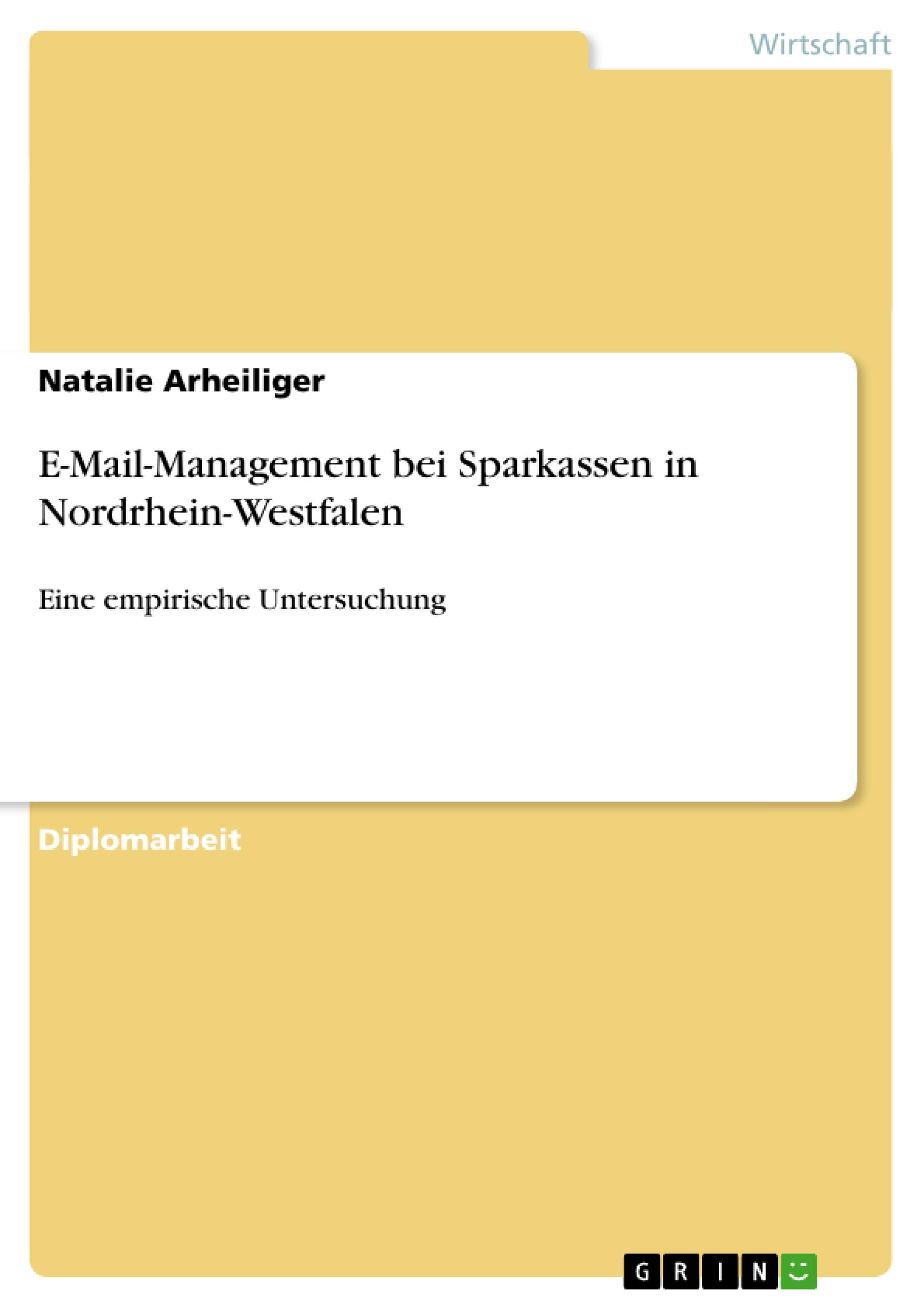 E-Mail-Management bei Sparkassen in Nordrhein-Westfalen