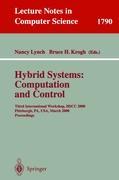 Hybrid Systems: Computation and Control