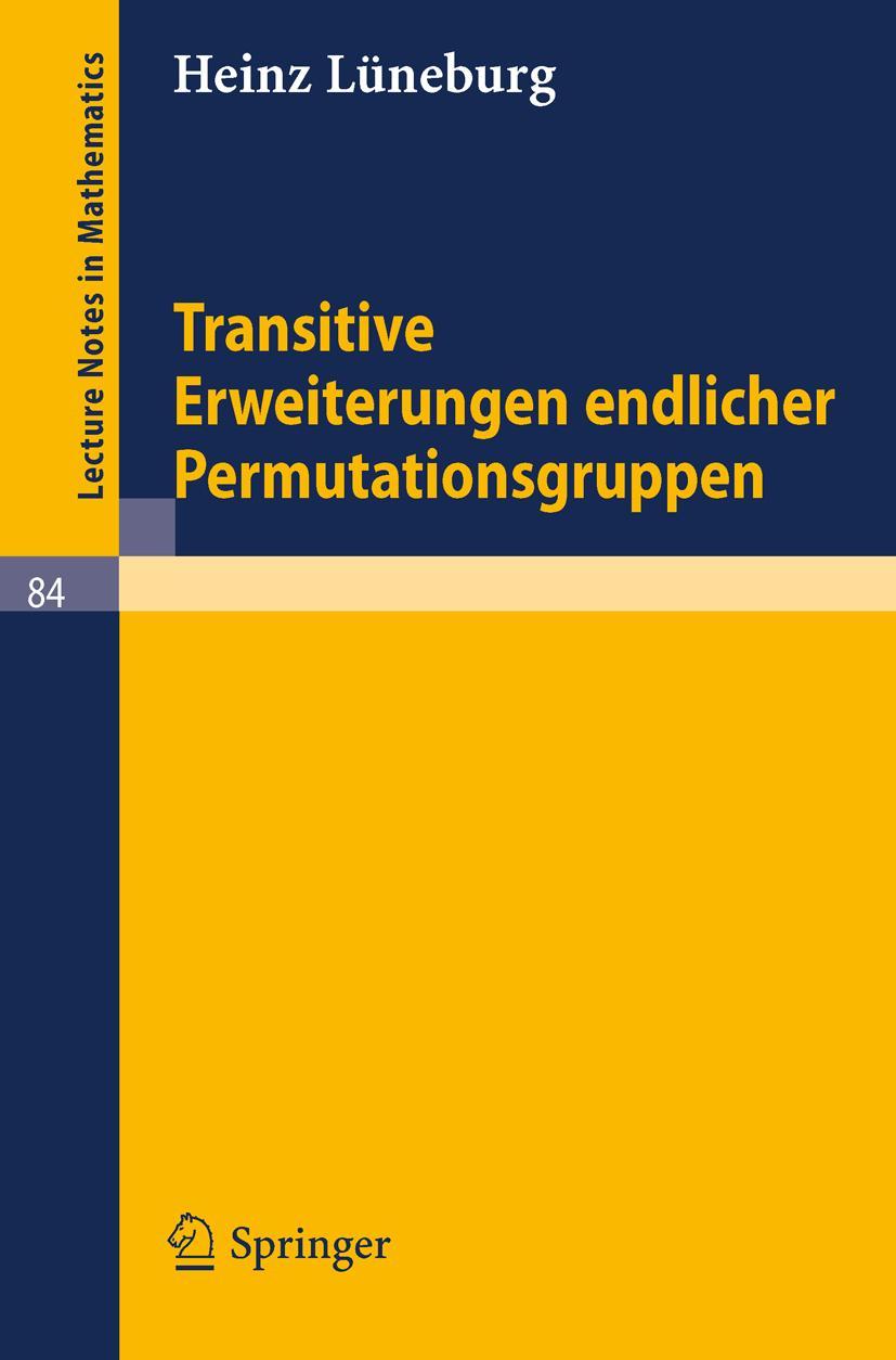 Transitive Erweiterungen endlicher Permutationsgruppen