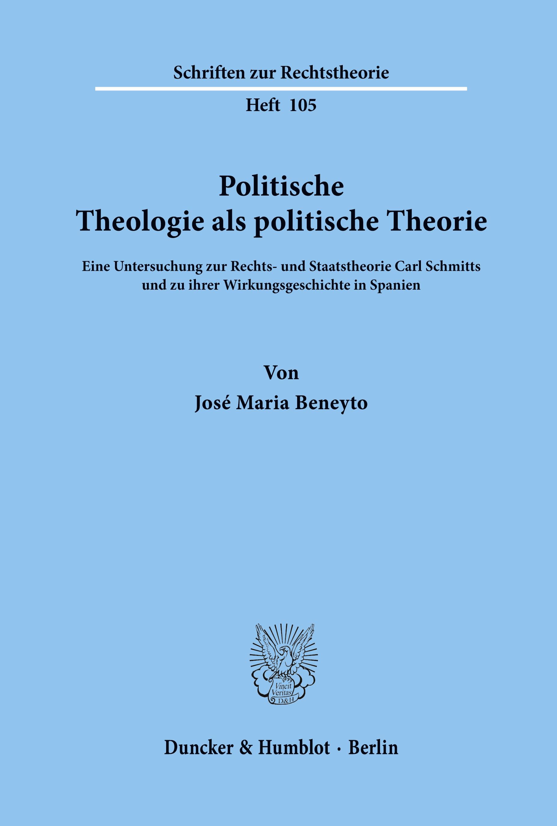 Politische Theologie als politische Theorie.