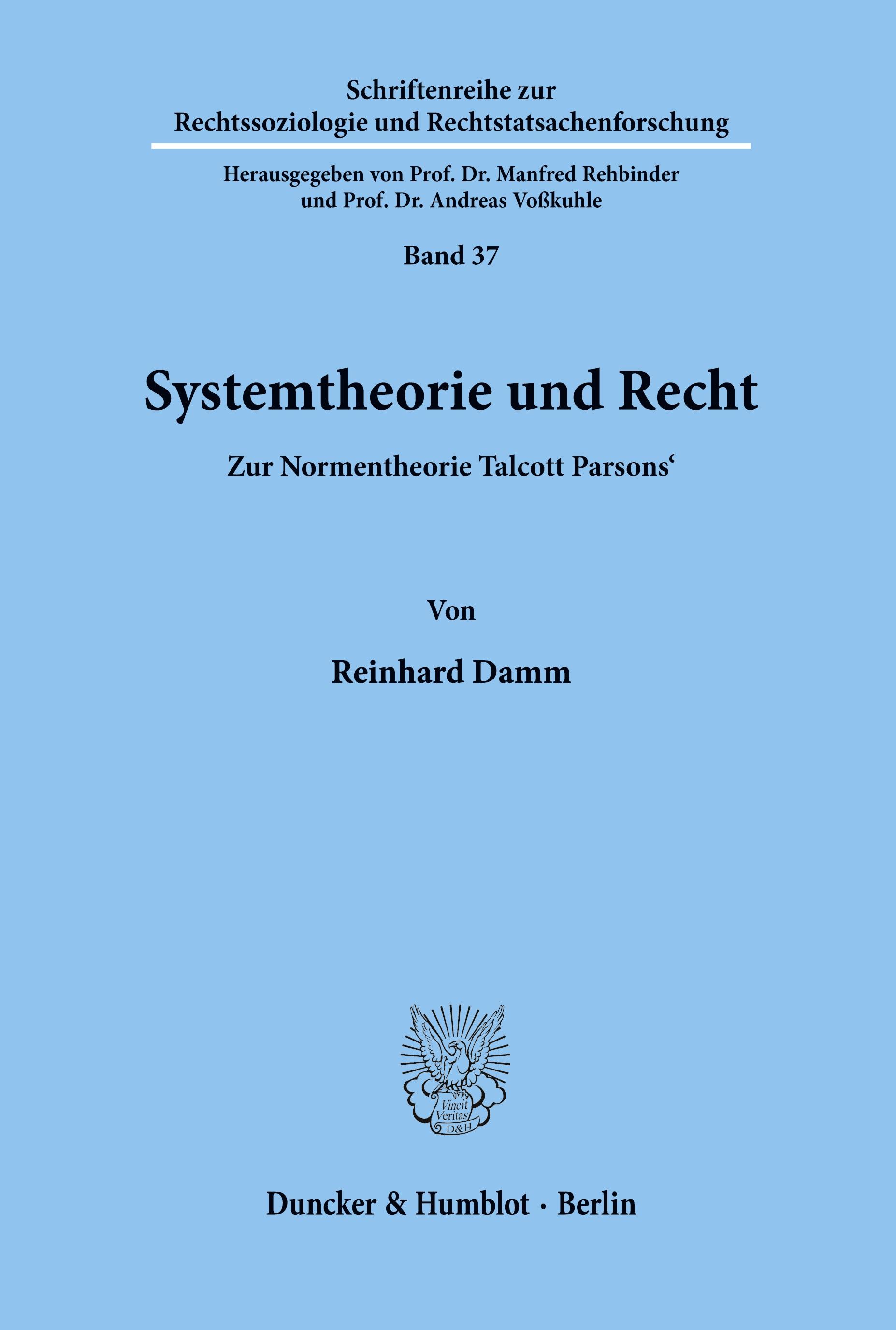 Systemtheorie und Recht.