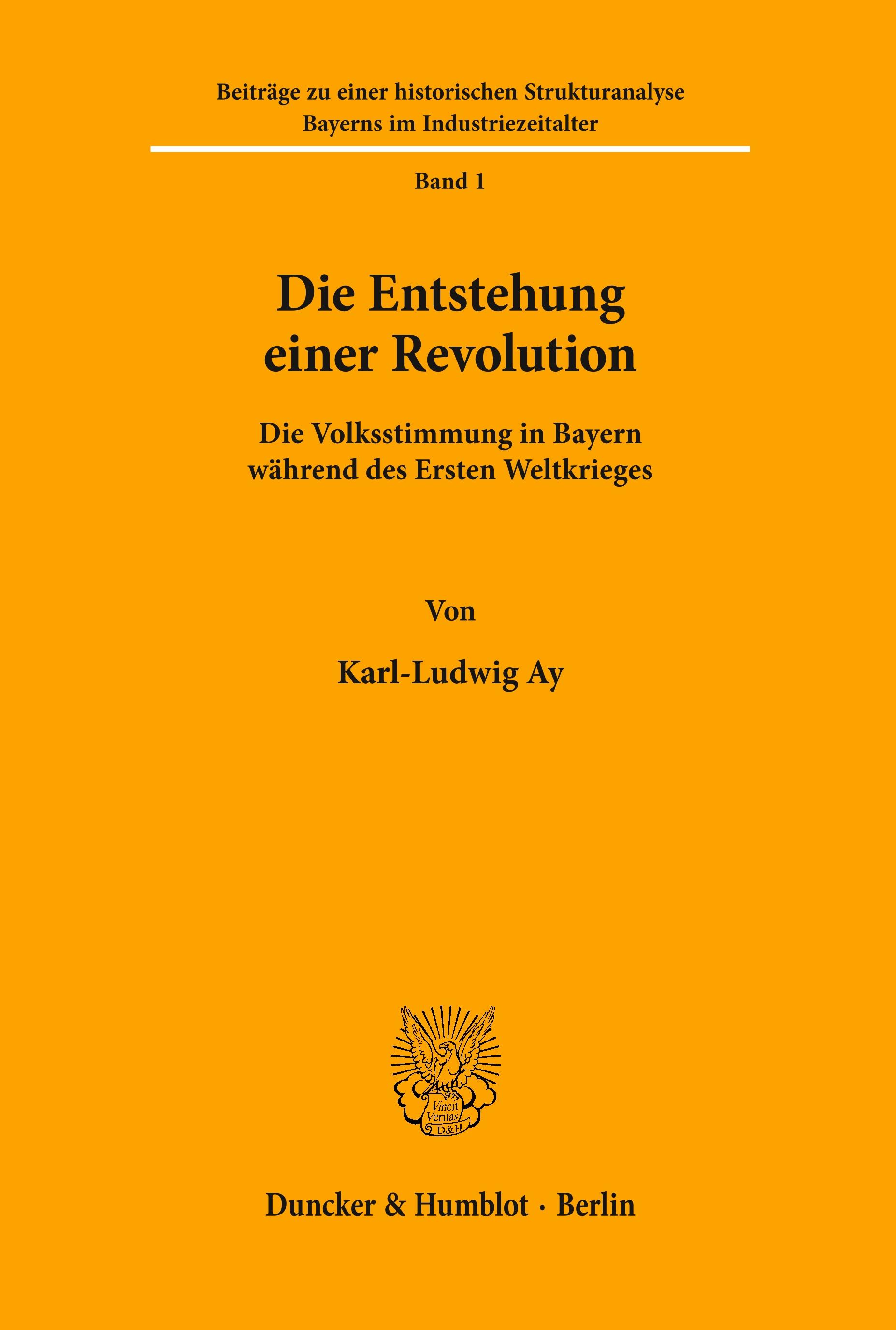 Die Entstehung einer Revolution.